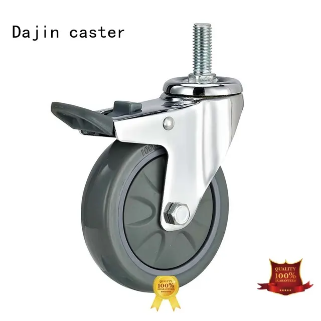 Dajin caster carts 5 inch swivel casters non-marking for dollies 1