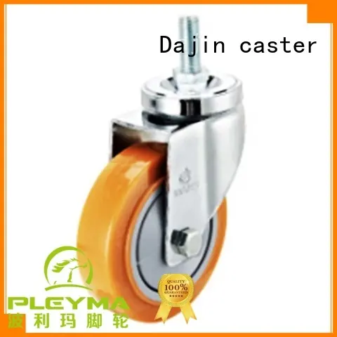 plastic 4 inch swivel casters threaded wheel fro rack 1