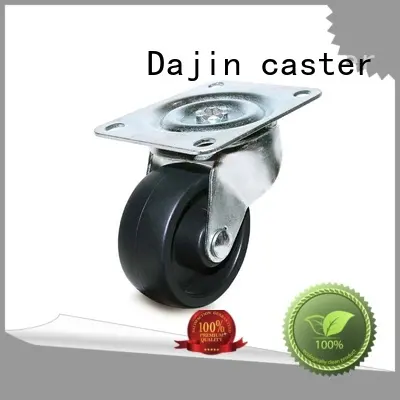 Dajin caster fixed pu caster wheel brake for car 1