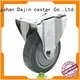 Dajin caster pp 5 inch swivel caster with brake non-marking fro rack 1