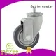Dajin caster non-marking plastic caster wheels trolleys plastic-brake 1