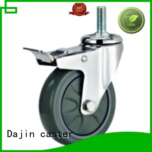 Dajin caster duty 3 inch swivel casters stem for dollies 1