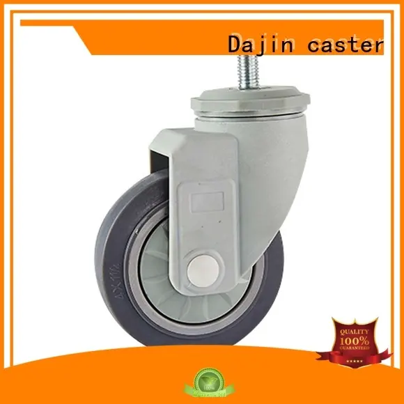 Dajin caster rubber casters fork bearing 1