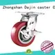 Dajin caster duty heavy duty casters nylon metal brake 1