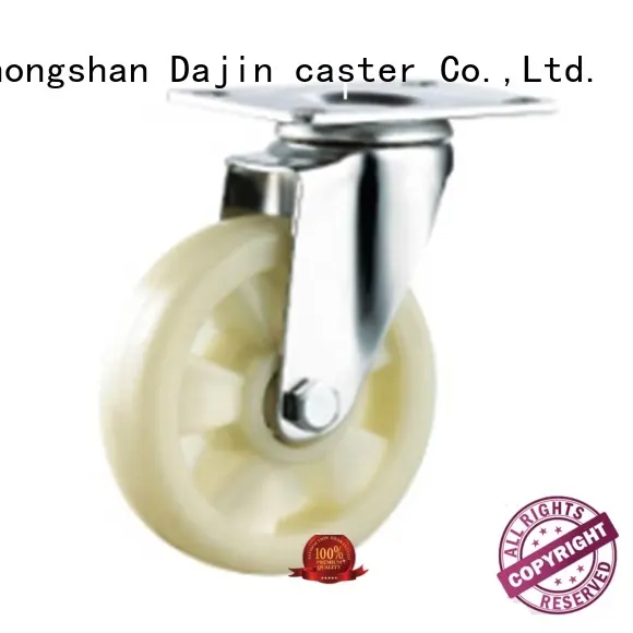 Dajin caster capacity small swivel casters tpr for dollies 1