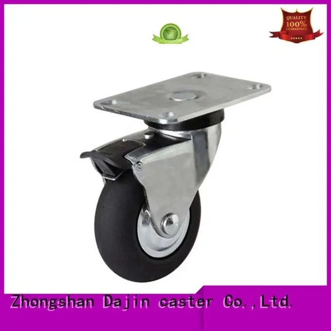 Dajin caster hot-sale furniture caster wheels adjustable for airport 1