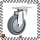 medium 3 inch swivel casters light light fro rack 1