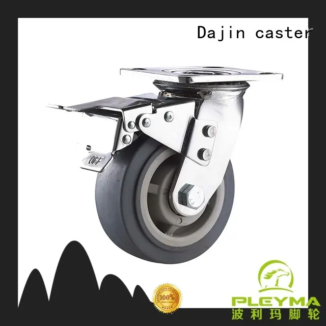 Dajin caster heavy duty trolley wheels nylon for car 1