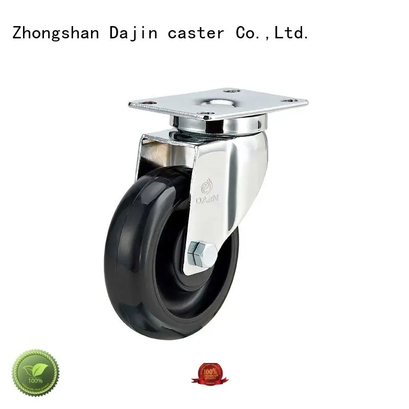 black anti static castors rigid wheel food service carts 1