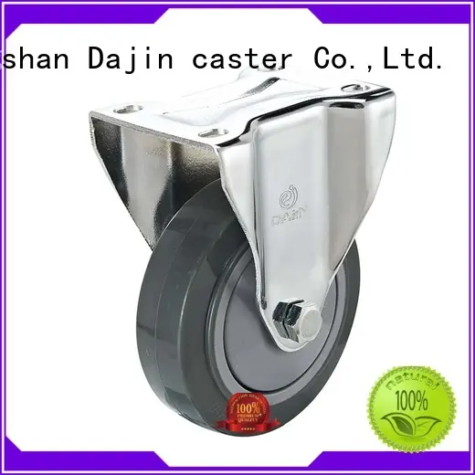 Dajin caster economic medium duty caster wheels light for trolleys 1