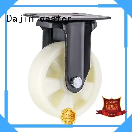 Dajin caster top brand heavy duty gate wheel hand metal brake 1