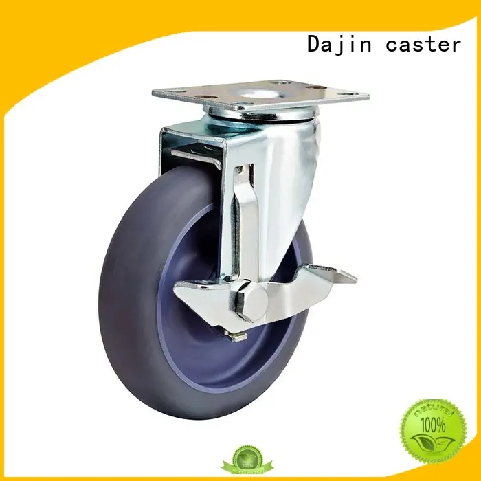 Dajin caster favorable-price heavy duty adjustable casters bulk production for trolley 1