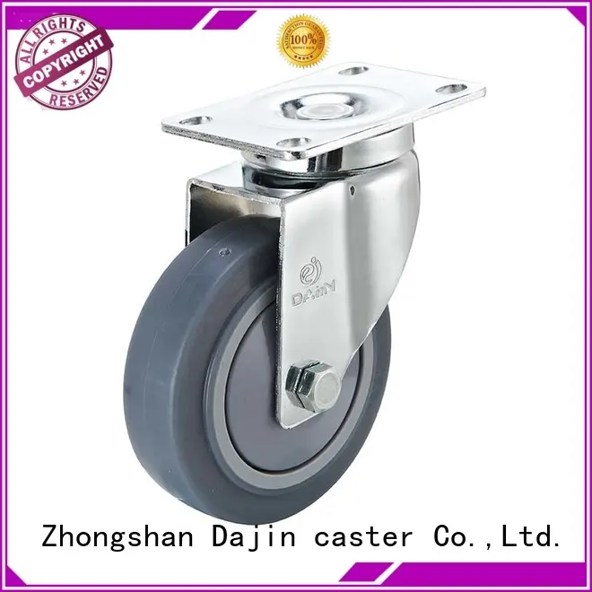 Dajin caster institutional furniture swivel casters thread for trolleys 1