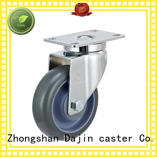 Dajin caster medium medium duty caster polyurethane fro rack 1