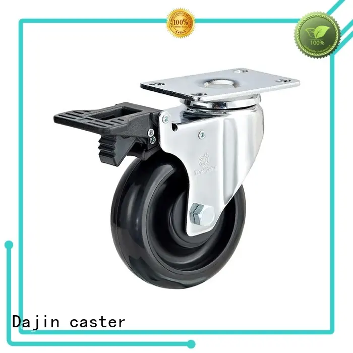 Dajin caster rigid anti static wheel plate trolleys 1