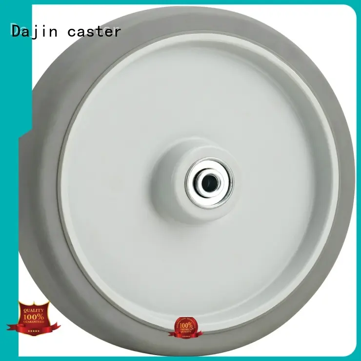 Dajin caster caster heavy trolley wheels cheapest factory price for trolley 1