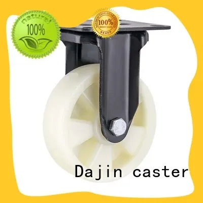 Dajin caster industrial heavy duty trolley wheels caster metal brake 1