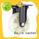 Dajin caster industrial heavy duty trolley wheels caster metal brake 1