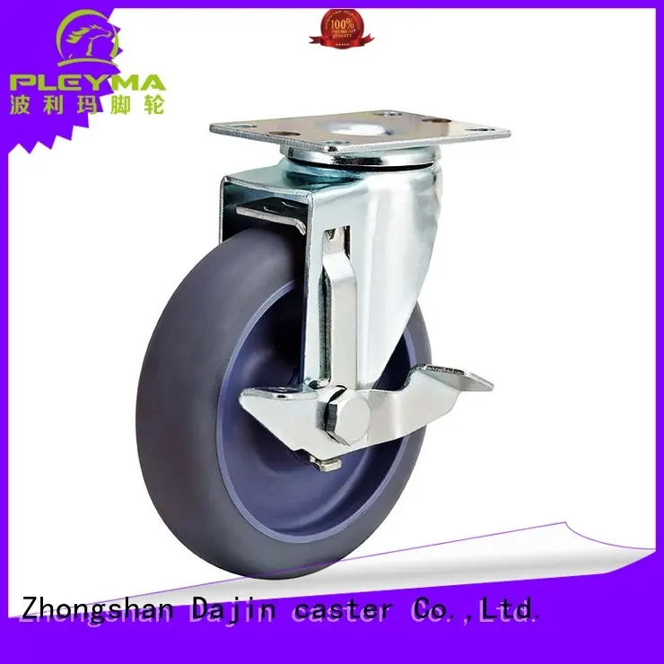 Dajin caster low cost trolley casters cheapest factory price for trolley 1