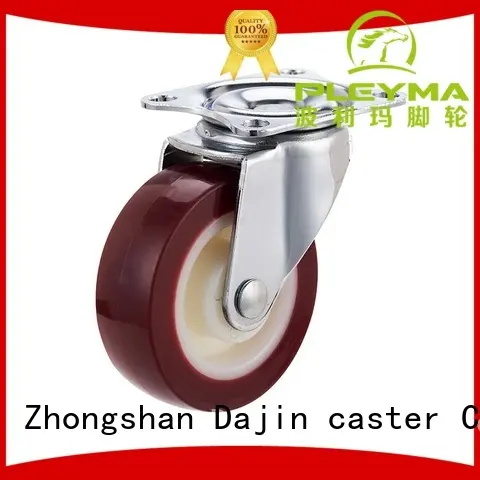 Dajin caster industrial pu caster wheel rubber for car 1