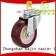 Dajin caster industrial pu caster wheel rubber for car 1
