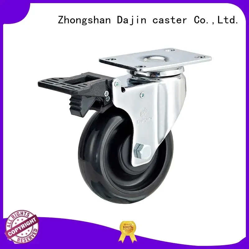 Dajin caster black esd casters inch trolleys 1