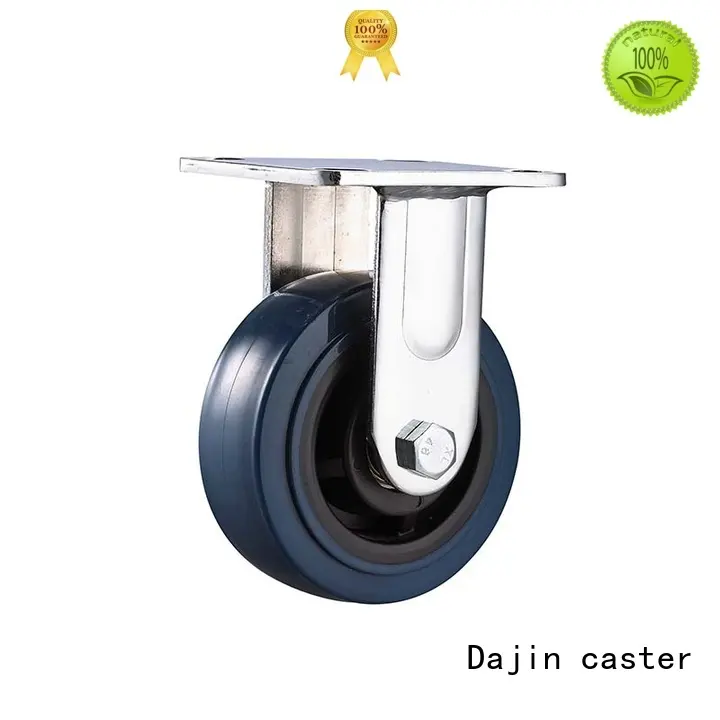 Dajin caster duty heavy duty casters brake metal brake 1
