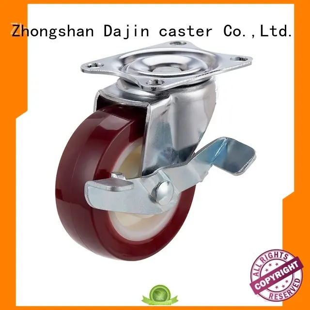 Dajin caster hard light duty caster double side for sale 1