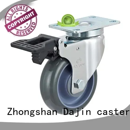 institutional 5 inch swivel caster with brake thread swivel for dollies 1