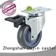 institutional 5 inch swivel caster with brake thread swivel for dollies 1
