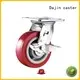 Dajin caster universal heavy duty casters pu bakery racks 1