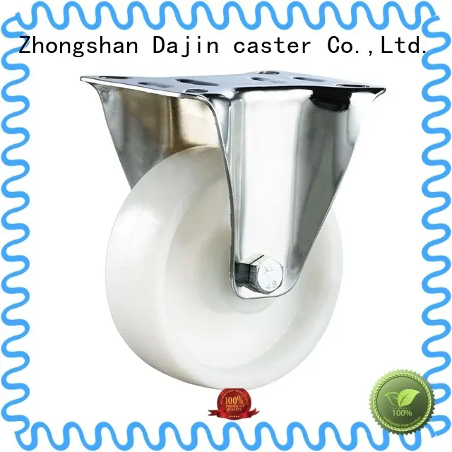 Dajin caster brake light duty castors double side for wholesale 1