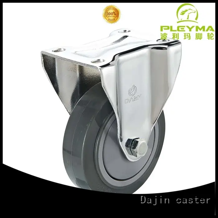 plastic 3 swivel caster economic tpr for trolleys 1
