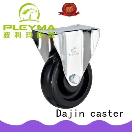 Dajin caster rigid anti static wheel plated precision equipment 1