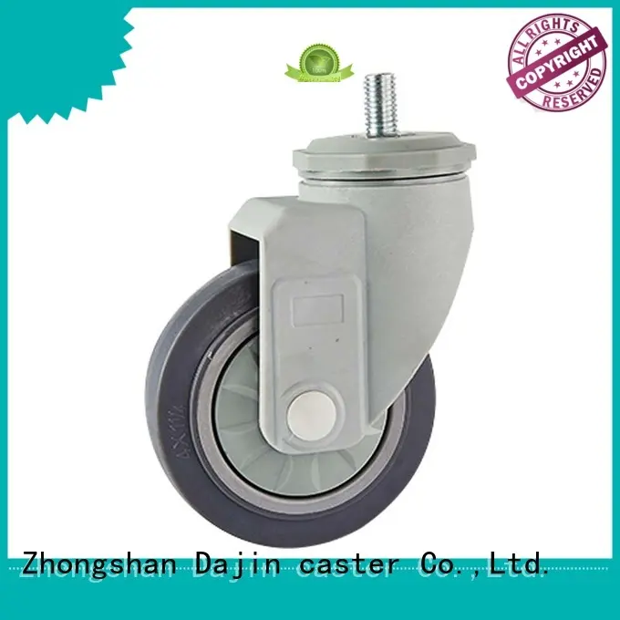 high-duty rubber casters highly-rated trolleys double ball 1