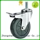 plastic furniture swivel casters mediumlight threaded for dollies 1