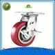 Dajin caster popular heavy duty trolley wheels brake bakery racks 1