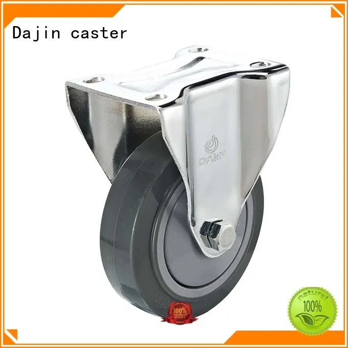 Dajin caster wheel 4 inch swivel casters threaded fro rack 1