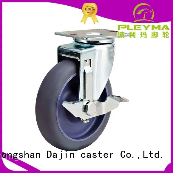 Dajin caster favorable-price heavy duty adjustable casters cheapest factory price for trolley 1