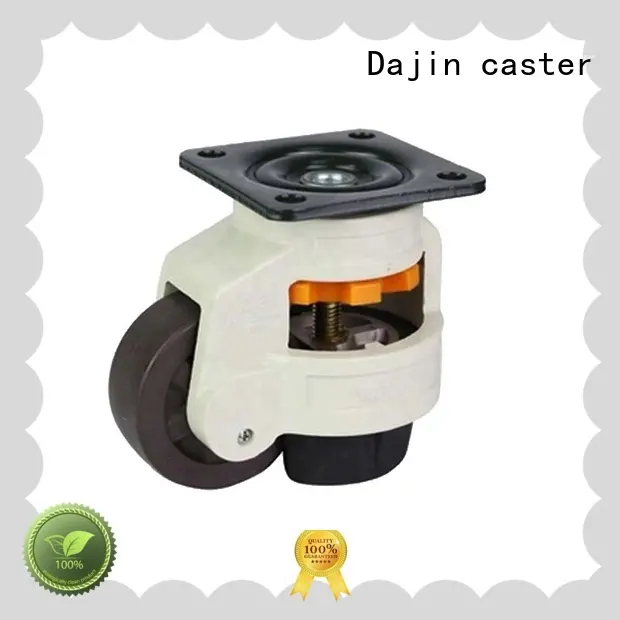 Dajin caster adjustable leveling castors nylon computer 1