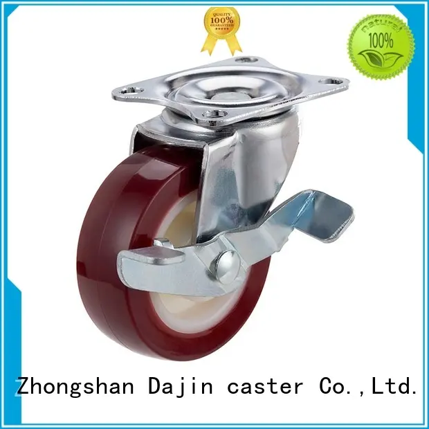 Dajin caster pp polyurethane wheels double side for wholesale 1