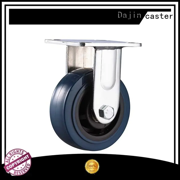 Dajin caster hot-sale heavy duty gate wheel metal brake 1
