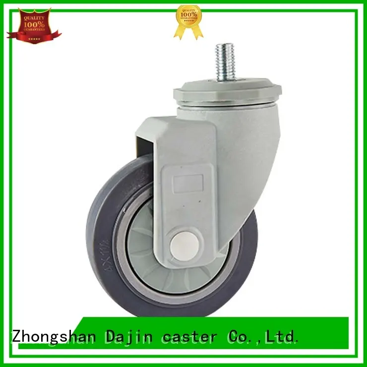 Dajin caster plastic plastic caster wheels swivel double ball 1