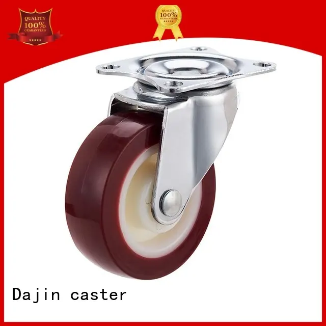 Dajin caster pu light duty caster brake for sale 1