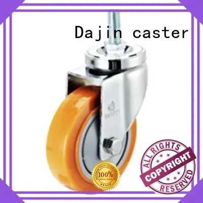 Dajin caster non-marking small swivel caster wheels thread fro rack 1
