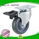 Dajin caster carts 5 inch swivel caster with brake stem for dollies 1