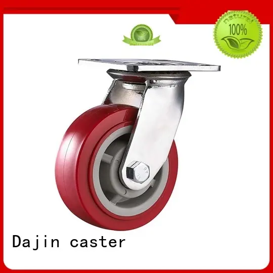 Dajin caster bearing heavy duty wheels tool metal brake 1
