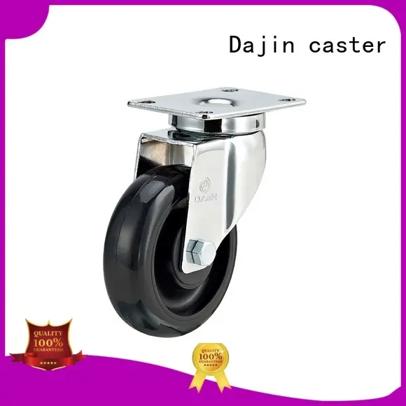 Dajin caster black anti static wheel plated trolleys 1