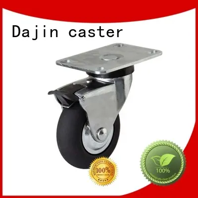 Dajin caster soft industrial casters swivel for trolley 1
