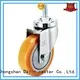 pp small swivel caster wheels threaded polyurethane for trolleys 1